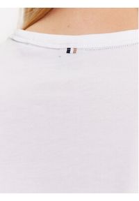BOSS - Boss T-Shirt 50490018 Biały Slim Fit. Kolor: biały. Materiał: bawełna