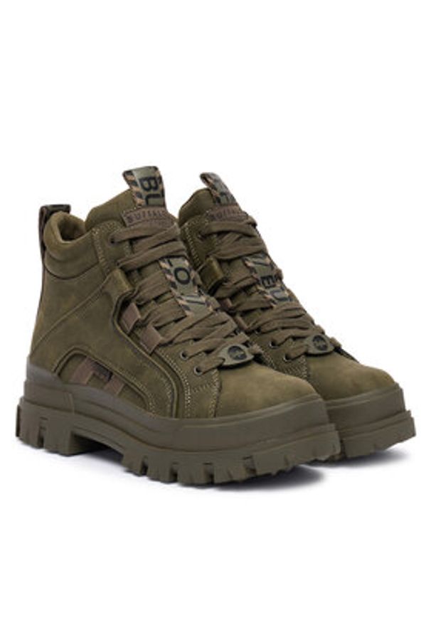 Buffalo Trzewiki Buffalo Aspha NC Mid 1622602 Khaki. Kolor: brązowy. Materiał: skóra