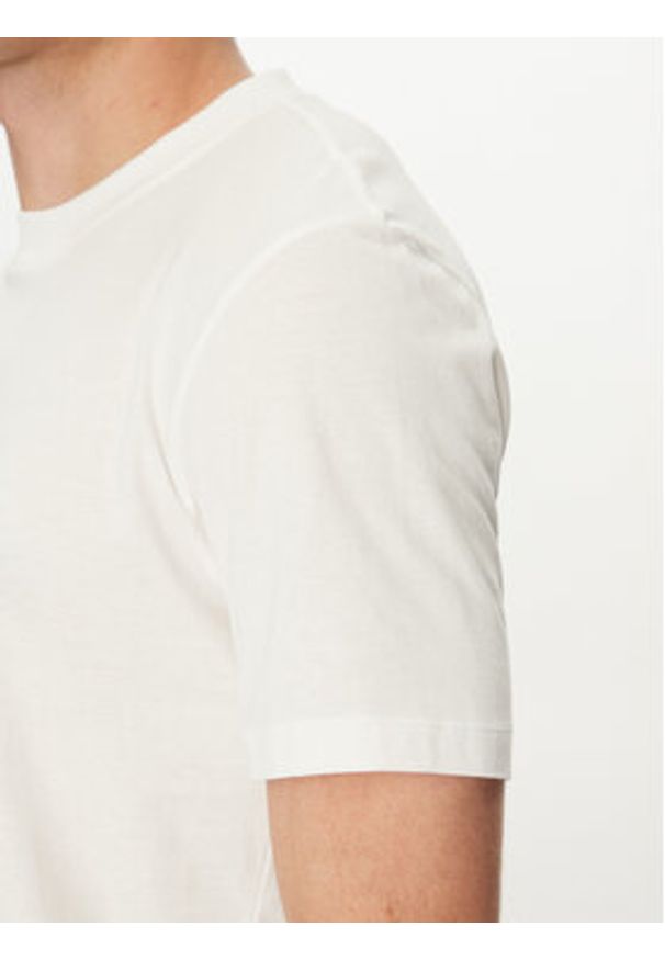 Hugo - HUGO T-Shirt Dalendi 50534934 Écru Regular Fit. Materiał: bawełna