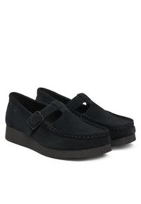 Clarks Półbuty WallabeeEVOBar 26183153 Czarny. Kolor: czarny. Materiał: zamsz, skóra