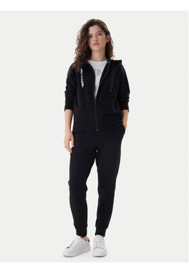 DKNY Sport Bluza DP5J9510 Czarny Relaxed Fit. Kolor: czarny. Materiał: bawełna. Styl: sportowy