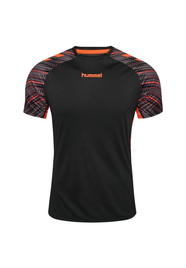 Koszulka treningowa Hummel Blaze Pro. Kolor: wielokolorowy, żółty, czarny, pomarańczowy. Sport: koszykówka