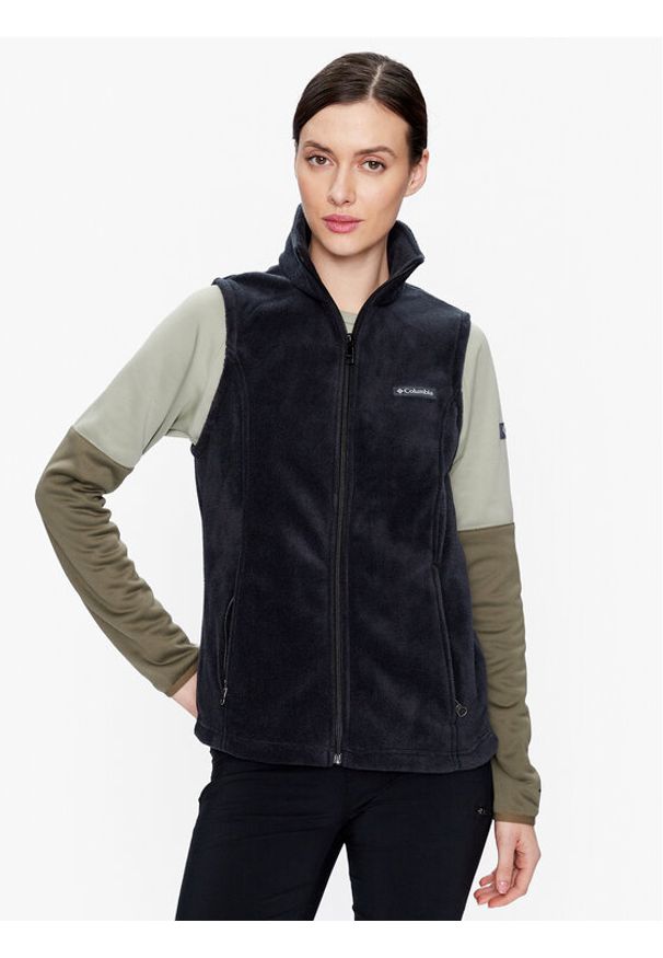 columbia - Columbia Bezrękawnik Benton Springs™ 1372121 Czarny Regular Fit. Kolor: czarny. Materiał: syntetyk. Długość rękawa: bez rękawów