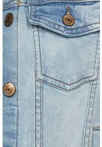 only - Only - Kurtka jeansowa. Okazja: na co dzień. Kolor: niebieski. Materiał: jeans. Styl: casual #3