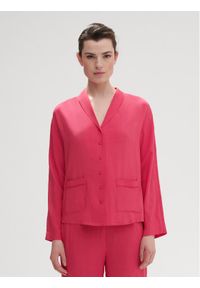 Simone Pérèle Koszulka piżamowa Songe 18S957 Różowy Wide Fit. Kolor: różowy. Materiał: wiskoza #1