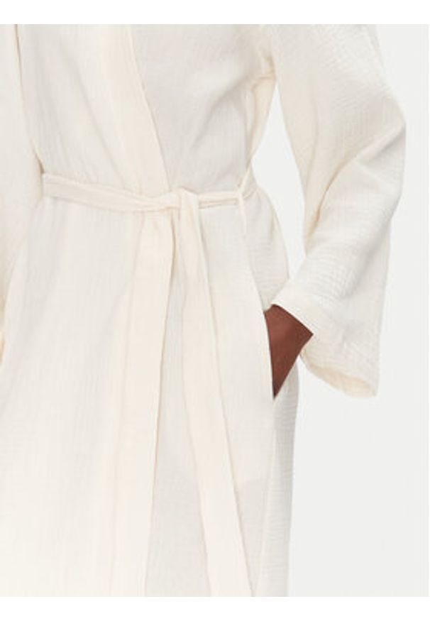 Hunkemöller Szlafrok 302094 Écru. Materiał: bawełna