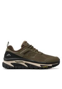 skechers - Skechers Trekkingi Recon 237333/OLBK Khaki. Kolor: brązowy. Materiał: skóra. Sport: turystyka piesza #5