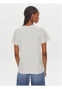 Wrangler T-Shirt 112350277 Écru Regular Fit. Materiał: bawełna