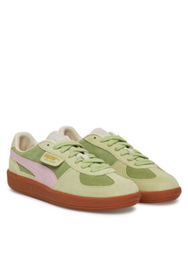 Puma Sneakersy Palermo 396463 74 Zielony. Kolor: zielony. Materiał: skóra, zamsz
