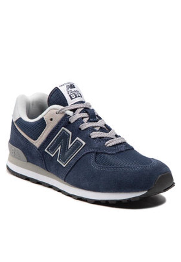 New Balance Sneakersy GC574EVN Granatowy. Kolor: niebieski. Materiał: zamsz, skóra. Model: New Balance 574