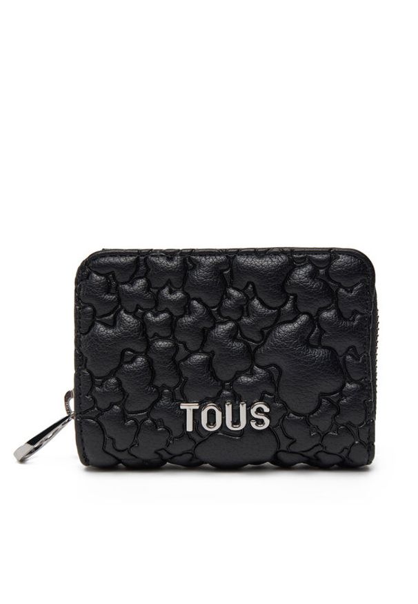 Tous - TOUS Portfel Puffy Bear 2002186451 Czarny. Kolor: czarny. Materiał: skóra