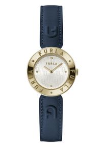 Furla - FURLA - Zegarek WW00004003L2. Kolor: niebieski. Materiał: materiał, skóra #1
