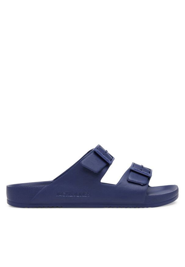 Jack & Jones - Klapki Jack&Jones. Kolor: niebieski