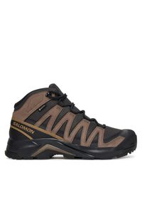 salomon - Trekkingi Salomon. Kolor: szary. Technologia: Gore-Tex. Sport: turystyka piesza
