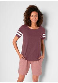 bonprix - Lekki sportowy T-shirt (2 szt.). Kolor: szary. Materiał: materiał. Długość rękawa: krótki rękaw. Długość: krótkie. Styl: sportowy #1