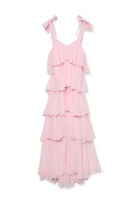 Vero Moda Sukienka wieczorowa Felicia 10331377 Różowy Regular Fit. Kolor: różowy. Materiał: syntetyk. Styl: wizytowy #5