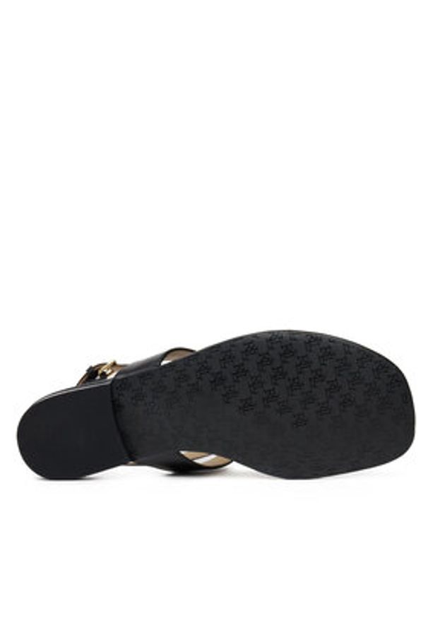 Lauren Ralph Lauren - LAUREN RALPH LAUREN Sandały Everley 802959145001 Czarny. Kolor: czarny. Materiał: skóra