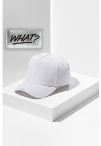 Next Generation Headwear - Next generation headwear Czapka kolor biały z aplikacją. Kolor: biały. Materiał: bawełna. Wzór: aplikacja #1