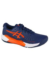 Buty do tenisa ziemnego Asics Gel-Challenger 14 Clay M 1041A449-401 niebieskie. Zapięcie: sznurówki. Kolor: niebieski. Materiał: materiał, syntetyk, guma. Szerokość cholewki: normalna. Sport: tenis #2