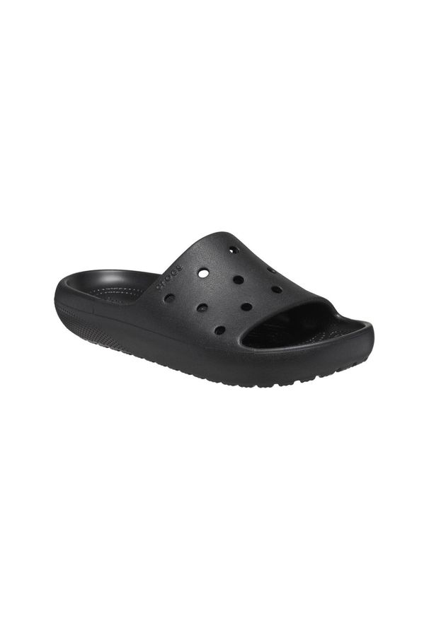 Sandały Crocs Classic Slide V2 czarne. Kolor: czarny. Materiał: syntetyk, materiał. Sezon: lato. Styl: sportowy