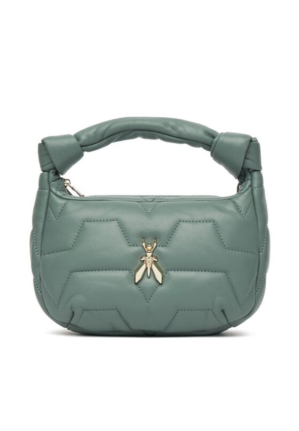 Patrizia Pepe Torebka 8B0223/L006 Zielony. Kolor: zielony. Materiał: skórzane