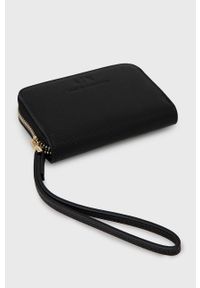 Armani Exchange portfel 948510.1A702 damski kolor czarny. Kolor: czarny. Materiał: materiał. Wzór: gładki #5