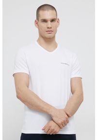 Emporio Armani Underwear T-shirt (2-pack) 111849.2R717 męski kolor biały z nadrukiem. Okazja: na co dzień. Kolor: biały. Materiał: dzianina. Wzór: nadruk. Styl: casual #5