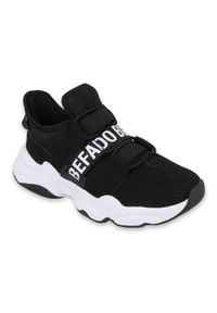 Befado obuwie dziecięce 516X066 białe czarne. Kolor: czarny, biały, wielokolorowy