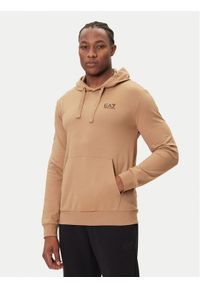 EA7 Emporio Armani Bluza 7M000569 AF13512 U6171 Beżowy Regular Fit. Kolor: beżowy. Materiał: bawełna #1