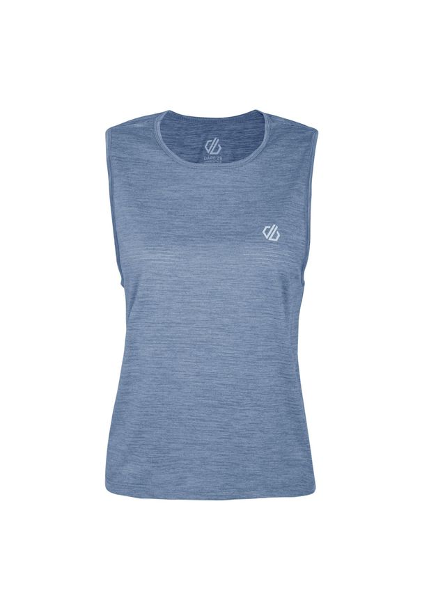 DARE 2B - Damski top sportowy Meditate. Kolor: szary, niebieski, wielokolorowy. Materiał: poliester, elastan. Styl: sportowy