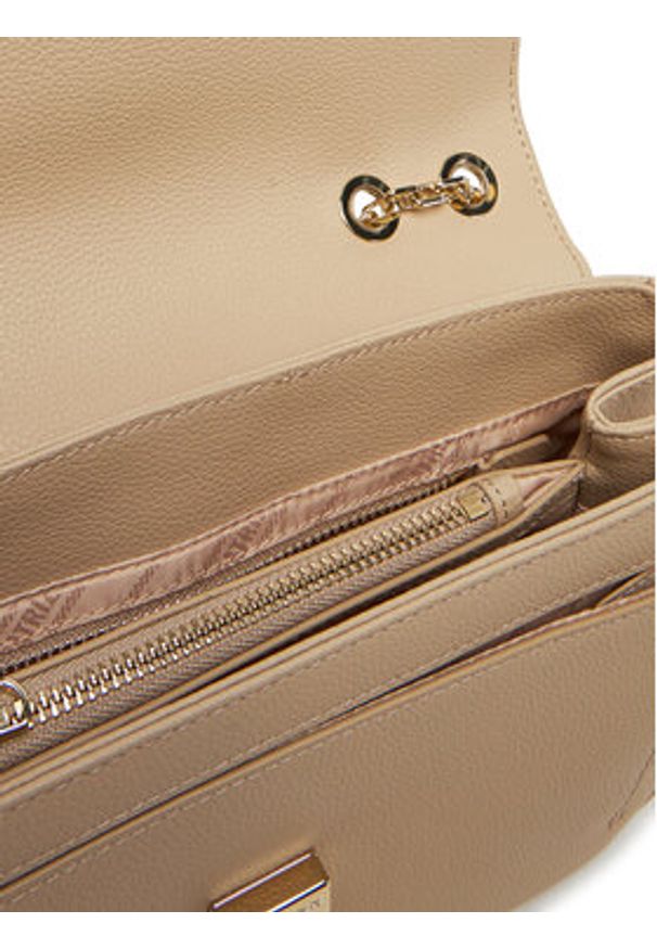 Patrizia Pepe Torebka 8B0228/L001 Beżowy. Kolor: beżowy. Materiał: skórzane