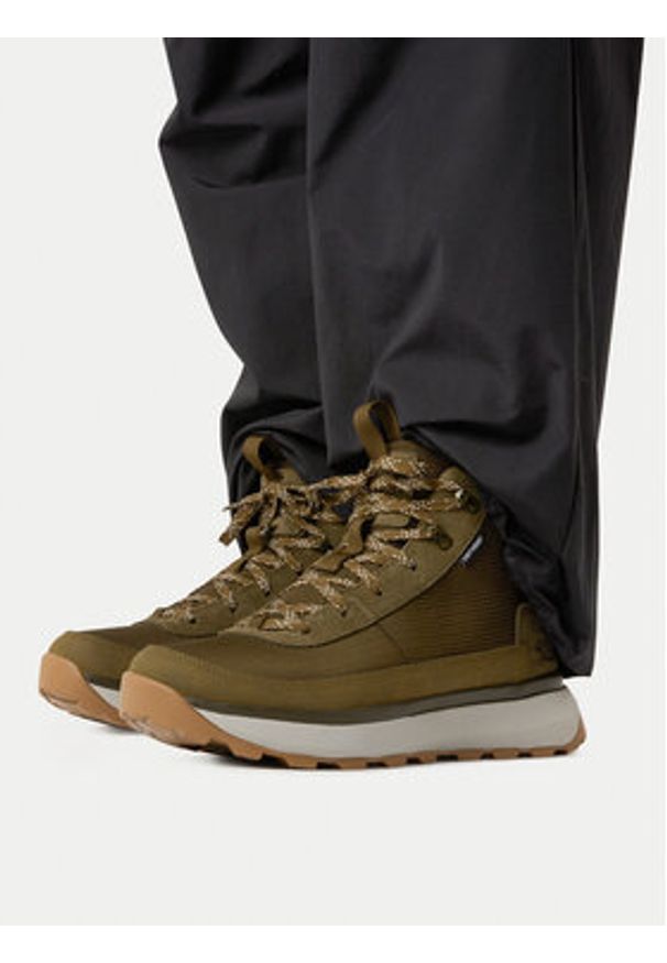 The North Face Sneakersy Bergen NF0A8D8WDUJ1 Brązowy. Kolor: brązowy. Materiał: materiał