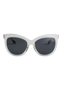 Roxy - Okulary przeciwsłoneczne dla Kobiety PALM Biały. Kolor: szary. Materiał: nylon, materiał