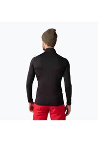 Longsleeve termoaktywny męski Rossignol Classique 1/2 Zip. Kolor: czarny. Długość rękawa: długi rękaw