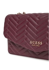 Guess Torebka HWQG95 08210 Bordowy. Kolor: czerwony. Materiał: skórzane