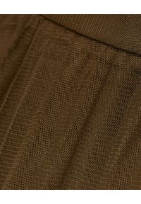 HEMISPHERE - Spódnica khaki z tiulu. Kolor: brązowy. Materiał: tiul. Sezon: zima, jesień. Styl: klasyczny #2