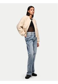 Pieces Kurtka bomber Fully 17152505 Kremowy Regular Fit. Kolor: kremowy. Materiał: syntetyk #2