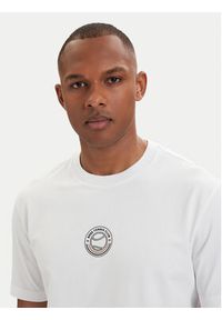 BOSS T-Shirt Open 50560293 Biały Relaxed Fit. Kolor: biały. Materiał: bawełna #5