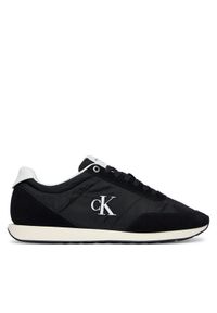 Calvin Klein Jeans Sneakersy Retro Runner Ess Mix Mat YM0YM01361 Czarny. Kolor: czarny. Materiał: materiał #1