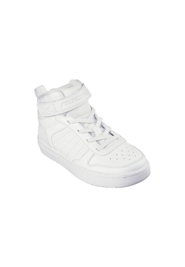 skechers - Buty do chodzenia dla dzieci Skechers Smooth Street Vorr. Kolor: biały. Materiał: syntetyk, materiał. Szerokość cholewki: normalna. Model: Skechers Sport. Sport: turystyka piesza