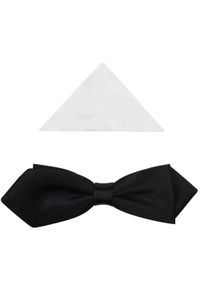 Modini - Czarna mucha diament slim D2. Kolor: czarny. Materiał: poliester, tkanina. Styl: elegancki #1