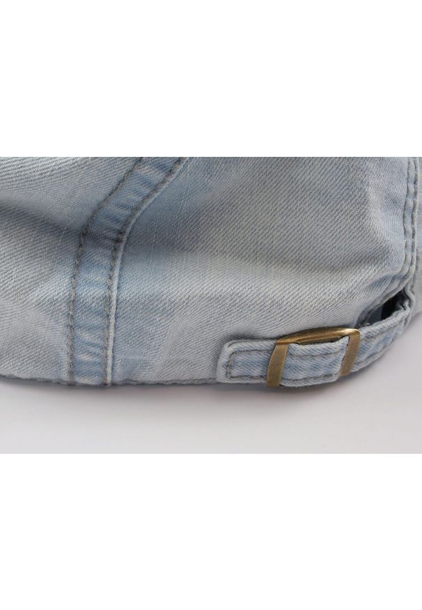 Jasny Jeansowy Letni Męski Kaszkiet, Przewiewny, Wakacyjny -Pako Jeans- 100% Bawełna, z Regulacją. Kolor: niebieski. Materiał: bawełna. Sezon: lato. Styl: wakacyjny