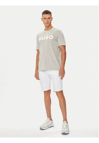 Hugo T-Shirt Dulivio 50467556 Szary Regular Fit. Kolor: szary. Materiał: bawełna #5