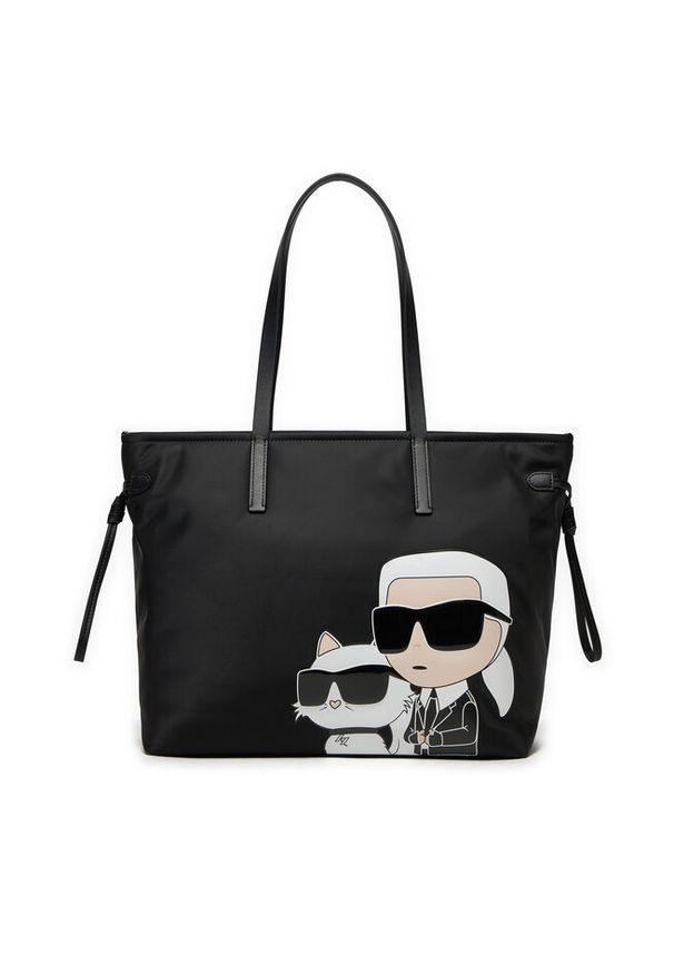 Karl Lagerfeld - Torebka KARL LAGERFELD. Kolor: czarny