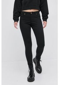 Silvian Heach Spodnie damskie medium waist. Kolor: czarny. Materiał: materiał #1