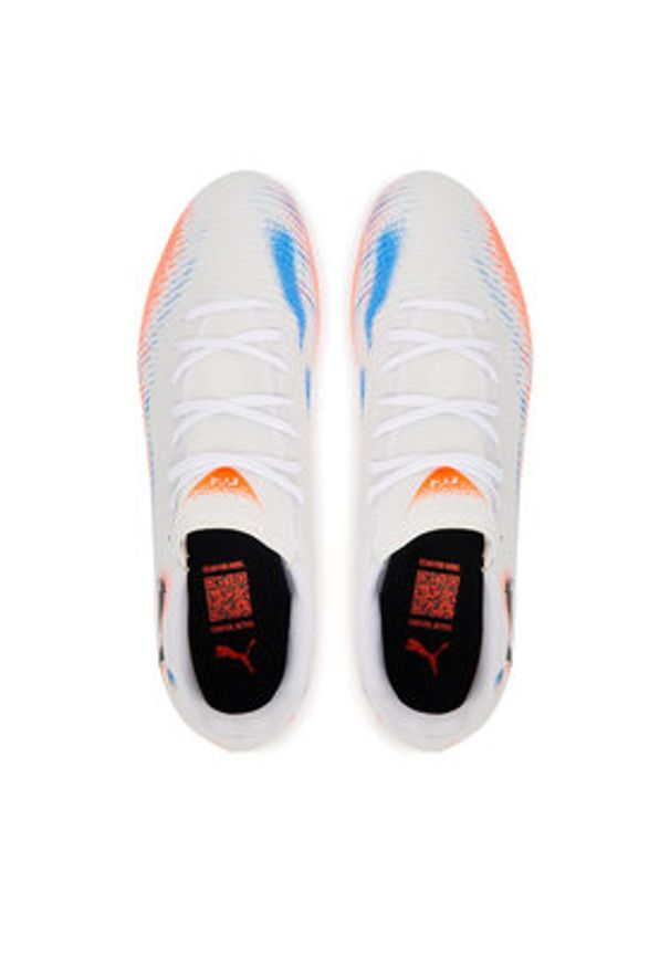 Puma Buty do piłki nożnej Future 8 Play Fg/Ag 108602 01 Biały. Kolor: biały. Materiał: materiał, syntetyk