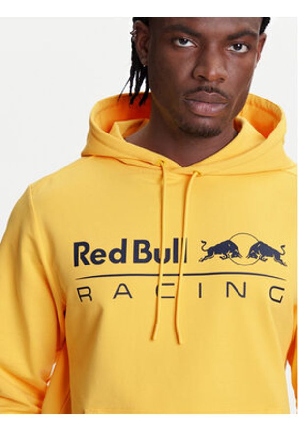Pepe Jeans Bluza Red Bull Racing Team Logo RM580016 Żółty Regular Fit. Kolor: żółty. Materiał: bawełna