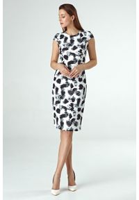 Colett - Elegancka ołówkowa sukienka modny wzór. Materiał: materiał. Typ sukienki: ołówkowe. Styl: elegancki #2