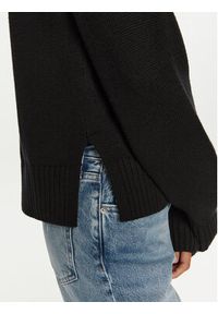 Calvin Klein Jeans Sweter J20J224224 Czarny Regular Fit. Kolor: czarny. Materiał: bawełna #4