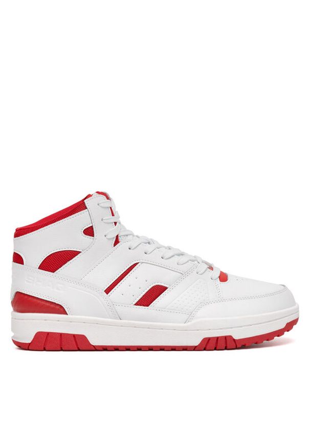Shaq - SHAQ Buty do koszykówki BREAKER MID AQ95013M-WR Biały. Kolor: biały. Materiał: skóra. Sport: koszykówka
